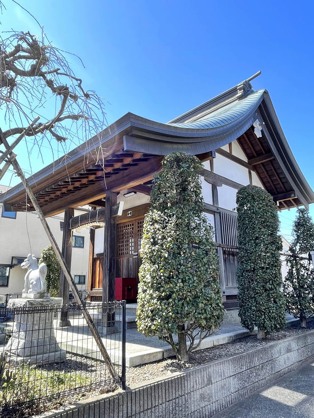 【川戸稲荷神社/埼玉県】宗忠鳥居と流造の社殿
