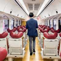 นั่งรถไฟไป Beppu 