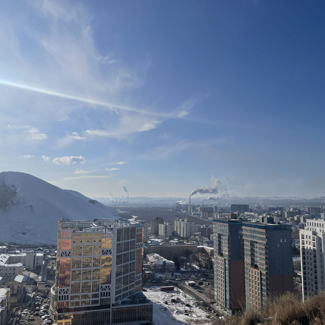 Enjoy the view of Ulaanbaatar at Zaisan 