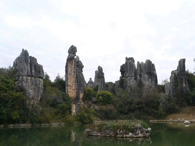 A magnificient stone forest formation, Shi-Lin Stone Forest