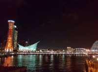 A visit to Kobe Harbourland at night