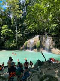 Seven Tiers of Waterfall in Kanchanaburi 🇹🇭