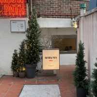 穴場すぎて教えたくない漢南洞にある居心地抜群カフェ"narrowpath"☕️