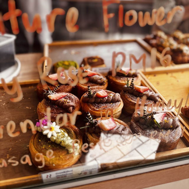 "Afternoon Tea Experience in Melaka: Delightful Butter Pastry and Aromatic Flower Tea"