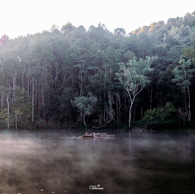 ล่องแพที่ปางอุ๋ง สัมผัสบรรยากาศยามเช้าสุดฟิน 🌲