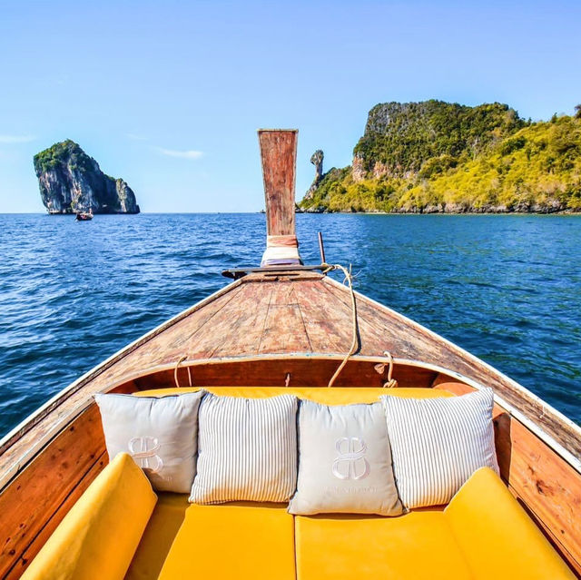 ล่องเรือหางยาวหรูเที่ยวชมเกาะกระบี่