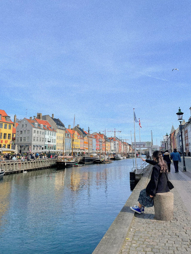 덴마크 코펜하겐🇩🇰 알록달록 뉘하운🩵