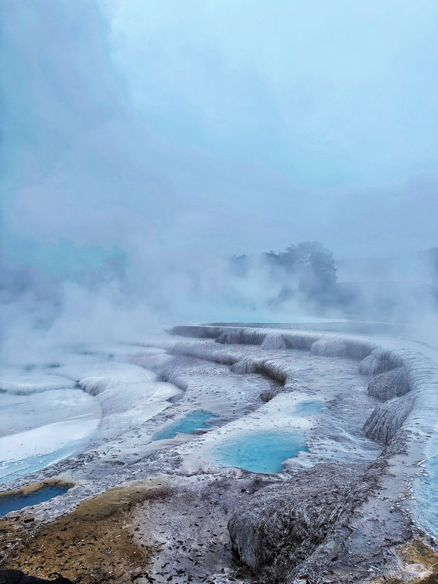 🇳🇿 Taopo - Hot Spring during winter time ❄️ 