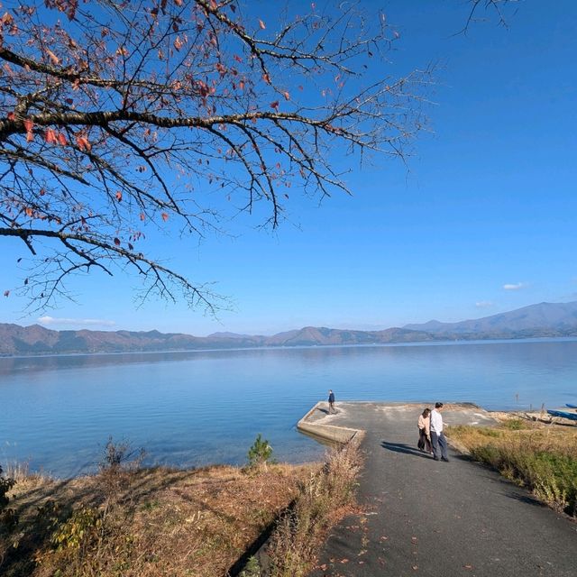 秋田縣能量景點，日本最深的湖泊：田澤湖