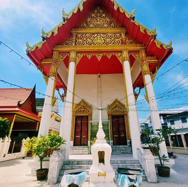 泰國曼谷湄南河畔古廟景點:Wat Dong Munlek，適合打卡拍照📸