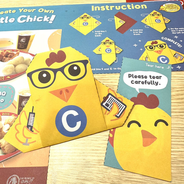 Origami Fun and Flavors: My Experience at The Chicken Rice Shop