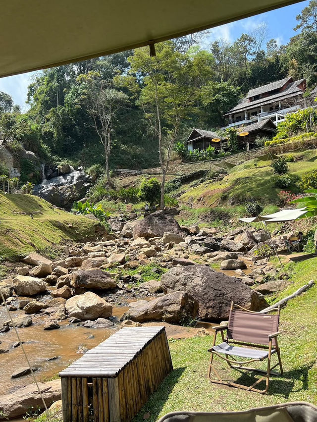 ⛲️คาเฟ่น้ำตก ในเชียงใหม่🍃🦢