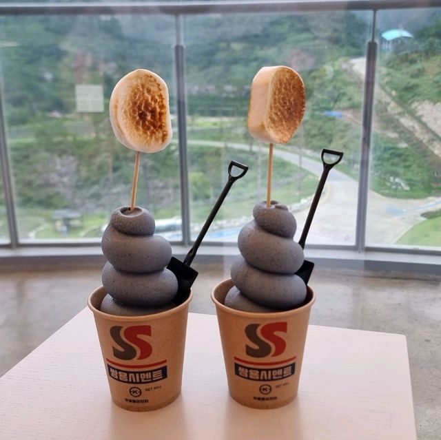 여기가 석회석을 채광하던 곳이라고??