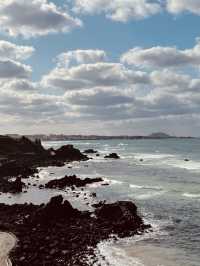 Jeju's Coastal Beauty 🖤💙