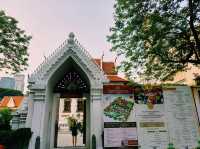 泰國曼谷素坤逸區皇家古跡寺廟景點一日遊行程，白色大理石暹羅文化寺廟建築，適合拍照📸打卡