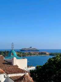🚤 *"Sailing into spring on the Costa Smeralda—water this blue should be illegal."*  