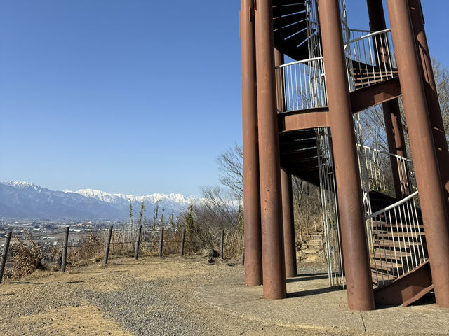 🇯🇵 城山公園✨松本必去可以看到阿爾卑斯山脈的打卡位✨