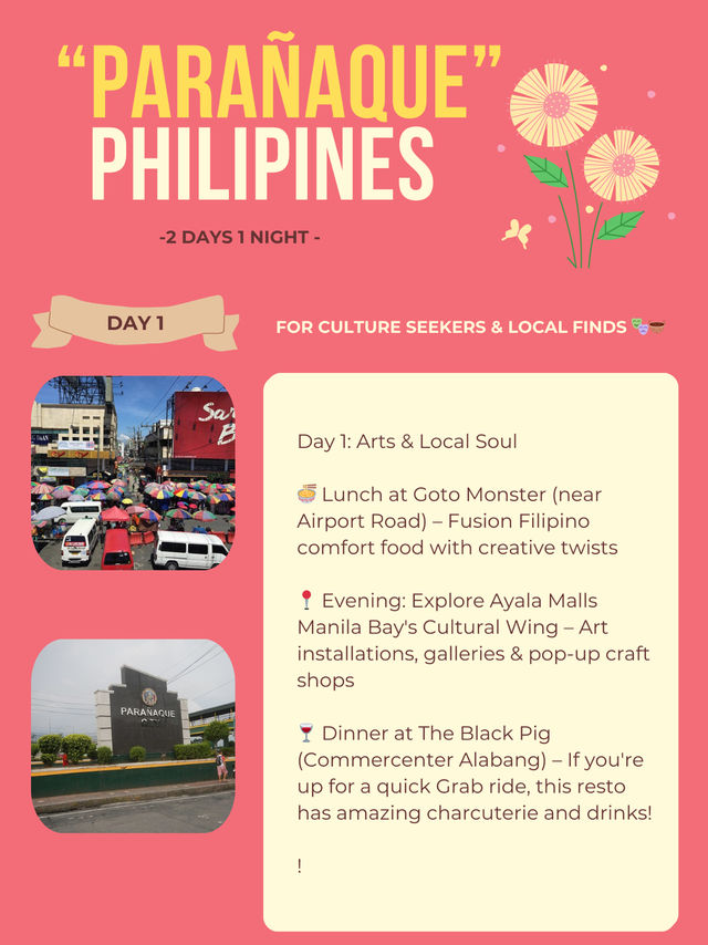 Parañaque itinerary 