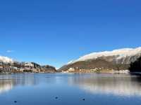 瑞士-聖莫里茲湖，滑雪度假勝地與冬奧馬球舉辦之處