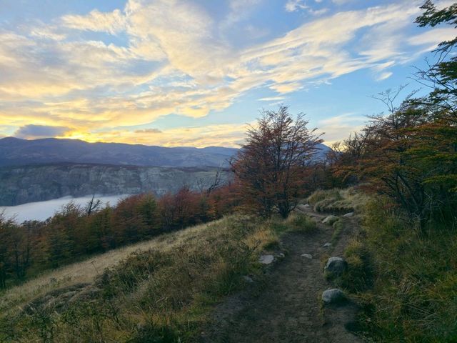 해외여행 아르헨티나의 아름다운 Sendero al Fitz Roy