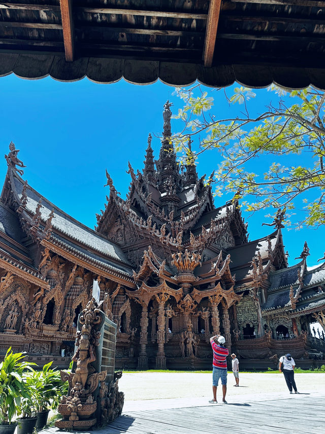 Sanctuary of Truth living wooden art 