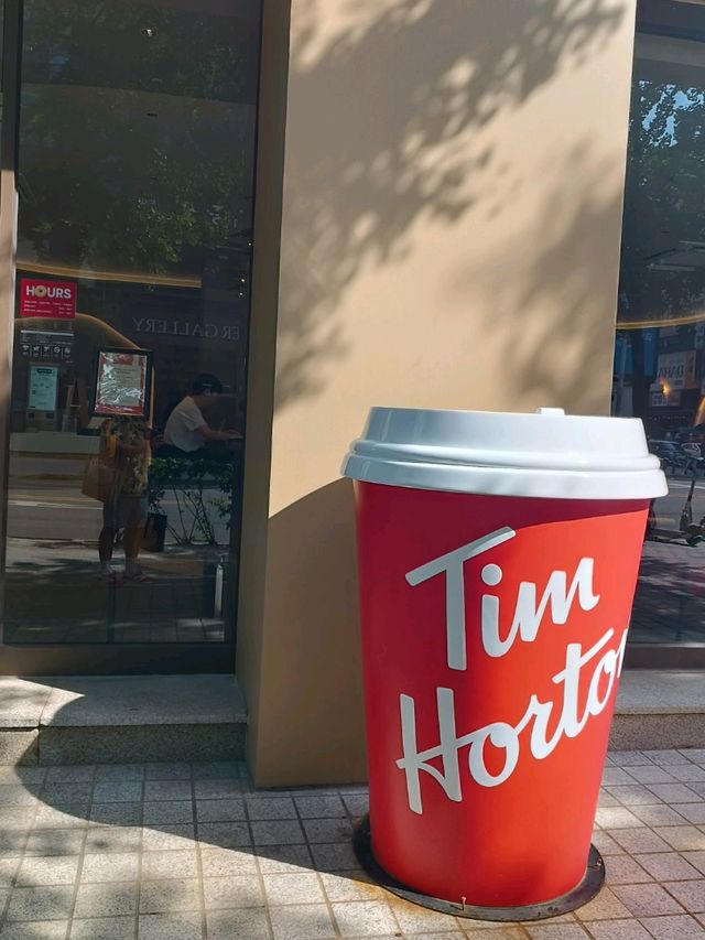 沒想到분당也有Tim Hortons 的分店