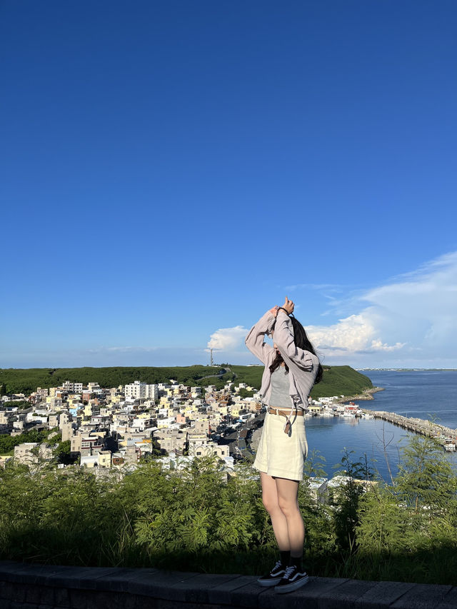 澎湖豔陽天，吹海風曬太陽🌞