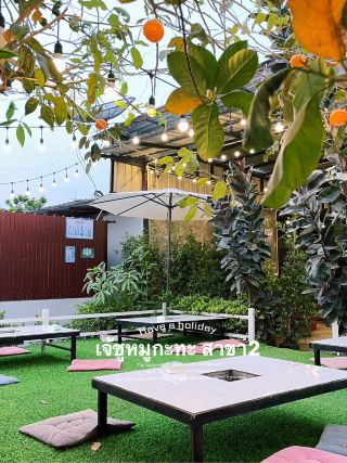 ร้านเจ้ชูหมูกะทะ สาขา 2 หนองแค สระบุรี วิวทุ่งนา