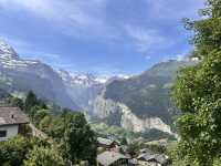 海拔1274公尺的山中小鎮溫根（Wengen）
