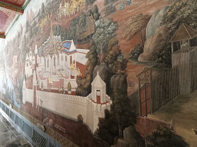 玉佛寺壁畫之美，歷史與心靈的交會。