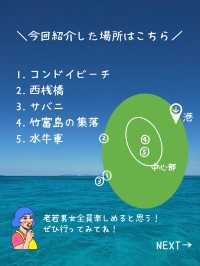 【竹富島】石垣島から15分！日帰りで離島できる島🏝️