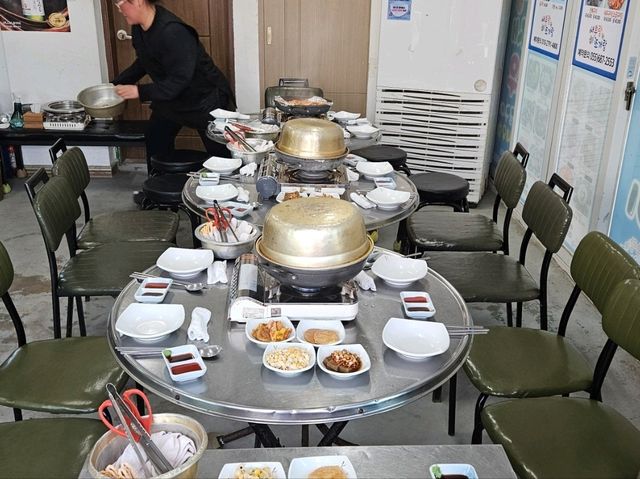 A seafood galore at Deokpo Beach