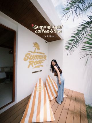 คาเฟ่ริมทะเล Summer roof cafe