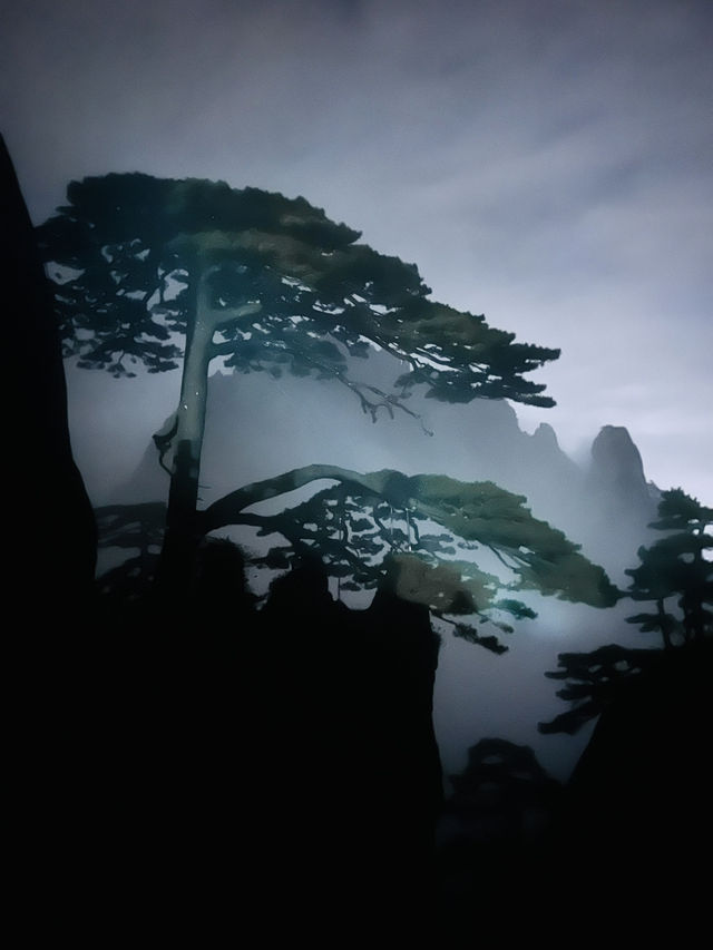 十月份的黃山