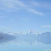 美到我想哭的普卡基湖藍