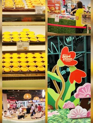 カラフルな花のオブジェ。