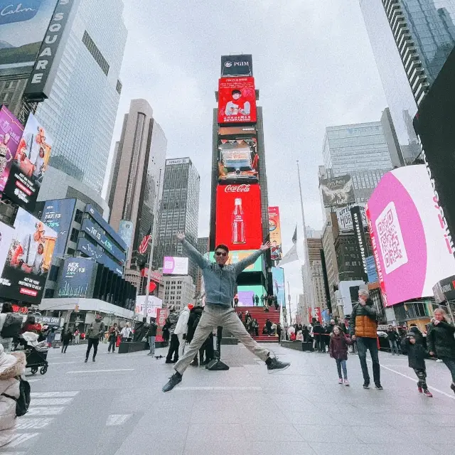 百拍不膩的紐約時代廣場