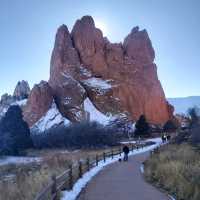 Park with unique rock formations and shapes