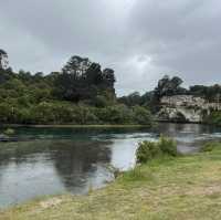Crystal clear water in Taupo, New Zealand