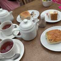 Afternoon tea at Grainger market, Newcastle