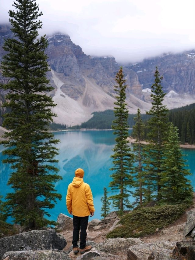 Hike to Stunning Views at Moraine Lake, Banff