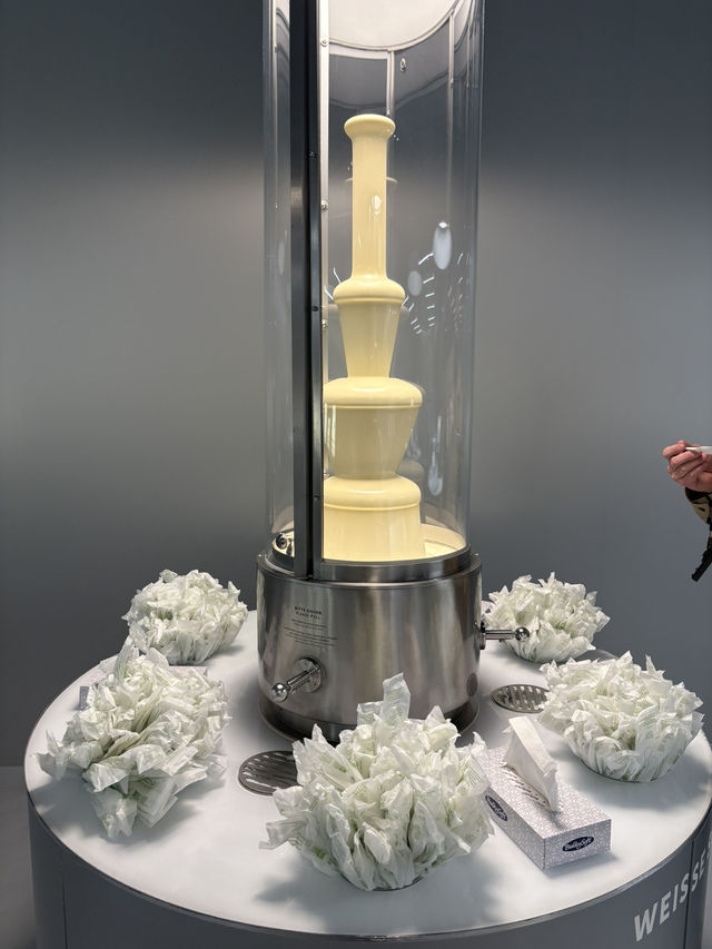 Chocolate heaven. Eat your body weight in sweet milky treats for free!!