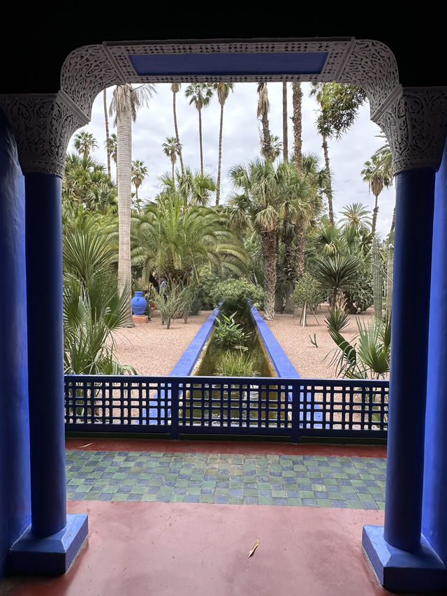 The Majorelle Garden in Marrakech is a true bliss for lovers of nature and art.