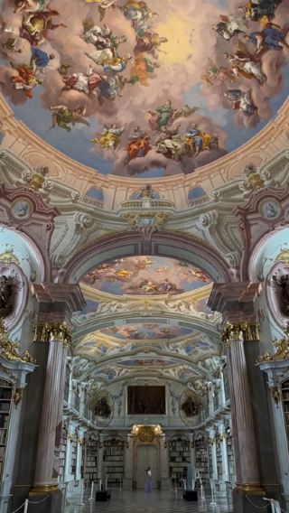 📚 Admont Abbey Library – Baroque Brilliance in the Austrian Alps