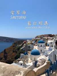 SANTORINI🇬🇷A Timeless Escape in Blue and White💙🤍