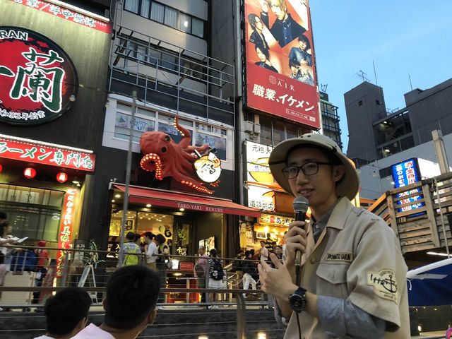 鬧市中乘船漫遊道頓堀🛥