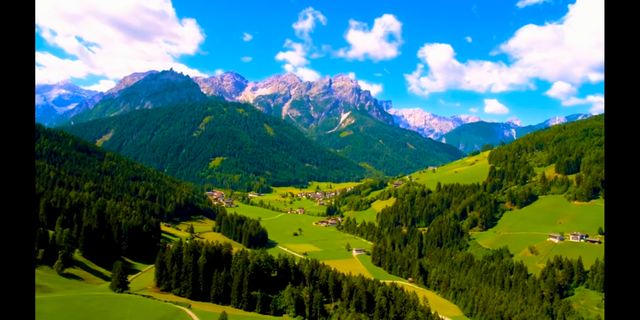 Alpine scenery in all four seasons.