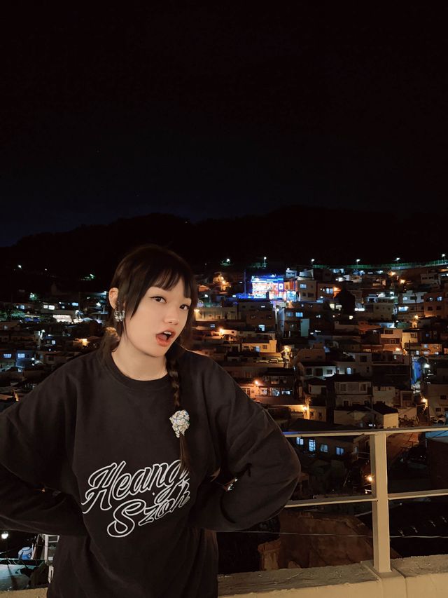 韓國釜山甘川文化村夜景拍攝攻略！