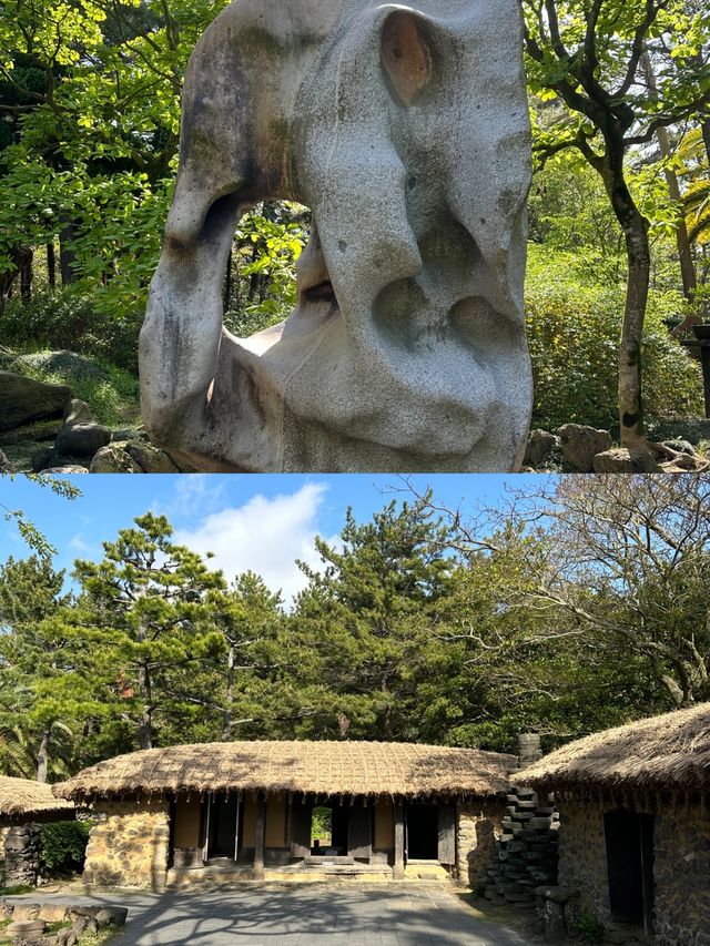 濟州島可以欣賞奇花異石的美麗公園