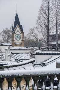 衢州 | 在瑰寶酒店的觀景台，靜觀2024年初雪